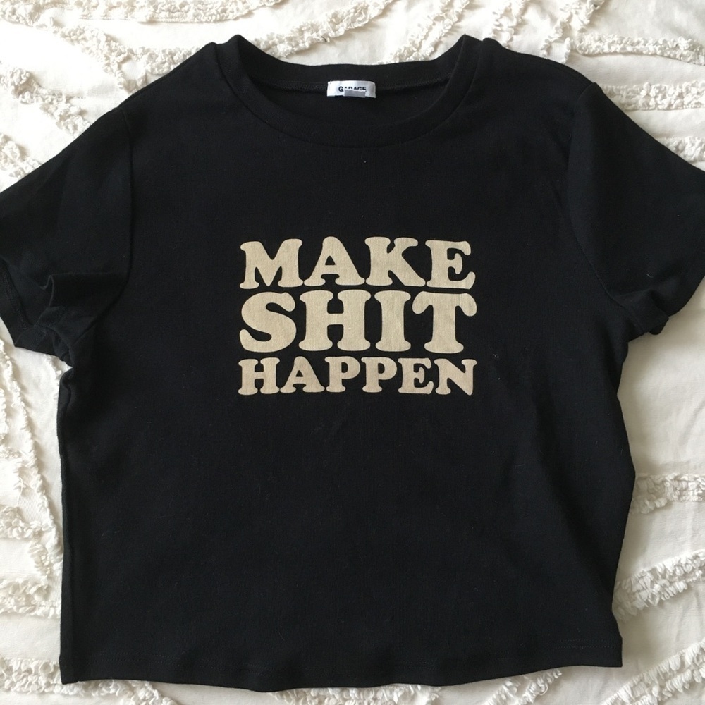 Garage Cropped Shirt woman M